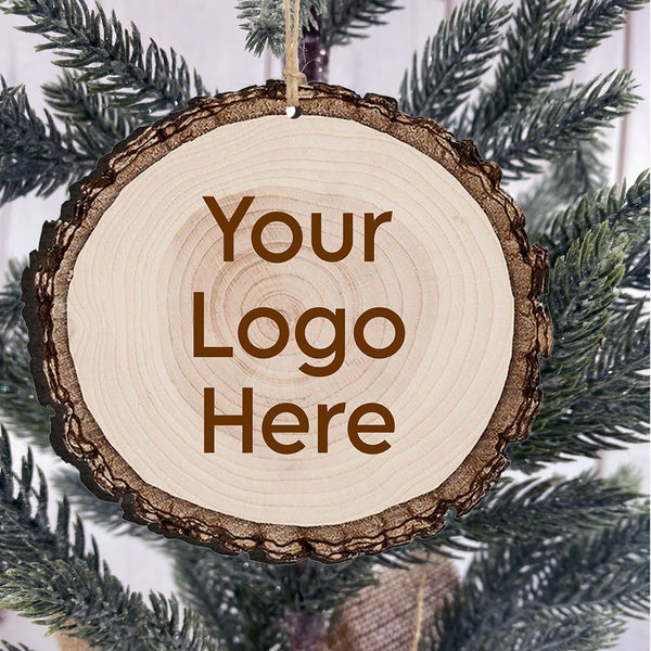 Custom Logo/Design Wood Ornaments  Upload Your Own Design — All