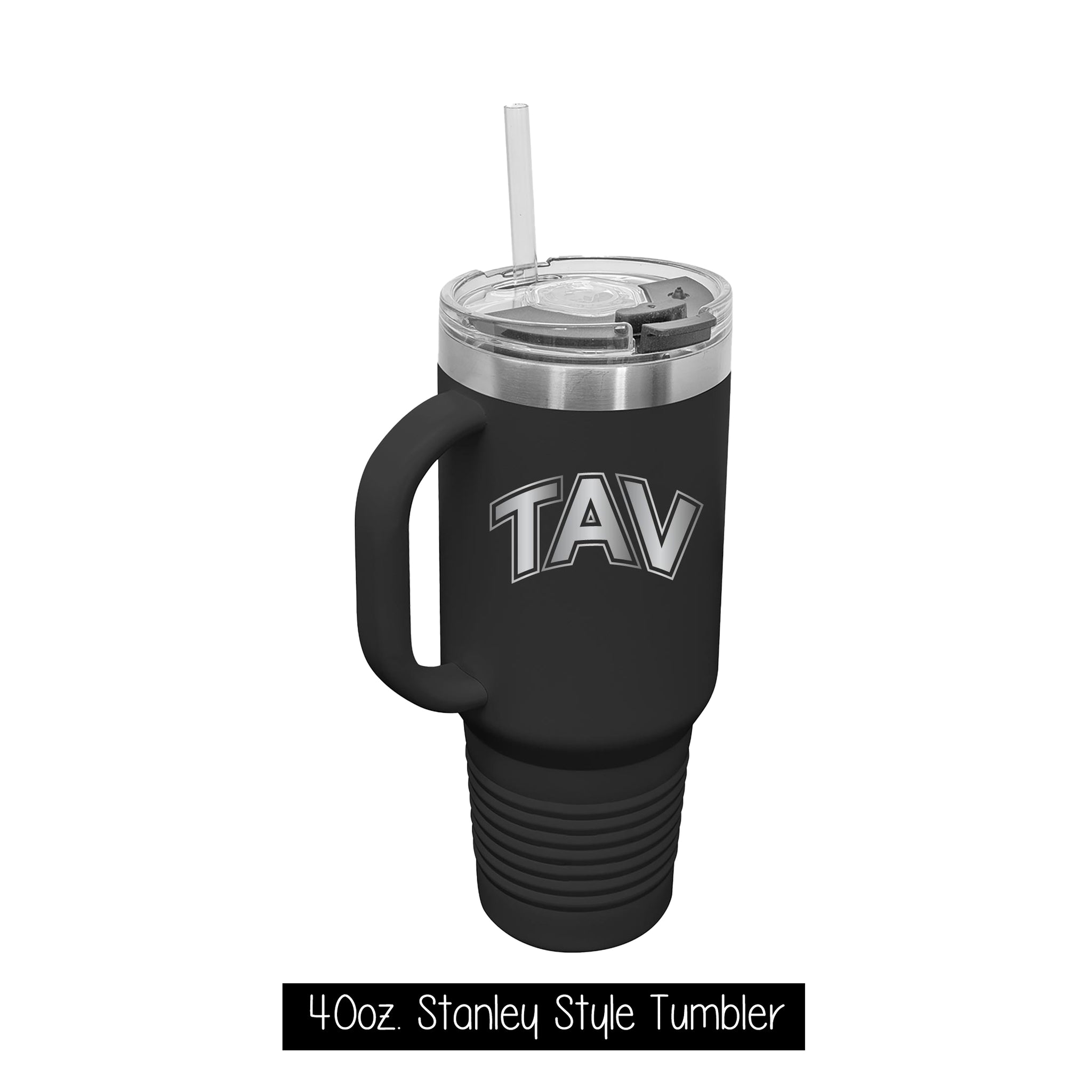 Stanley Clone H2O 40oz Travel Mug w/ handle and Customization-Not St